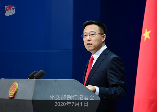 中國外交部發言人趙立堅 圖：中國外交部(資料照片)