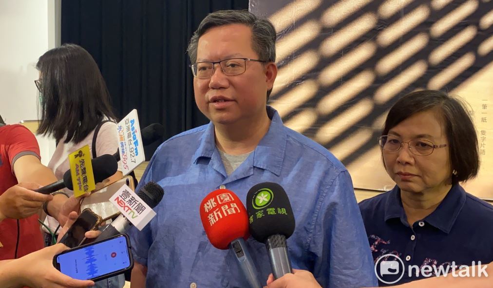 鄭文燦認為全世界都在聲援香港，台灣也應該做為香港人移居的另一個選項。 圖：林昀真/攝