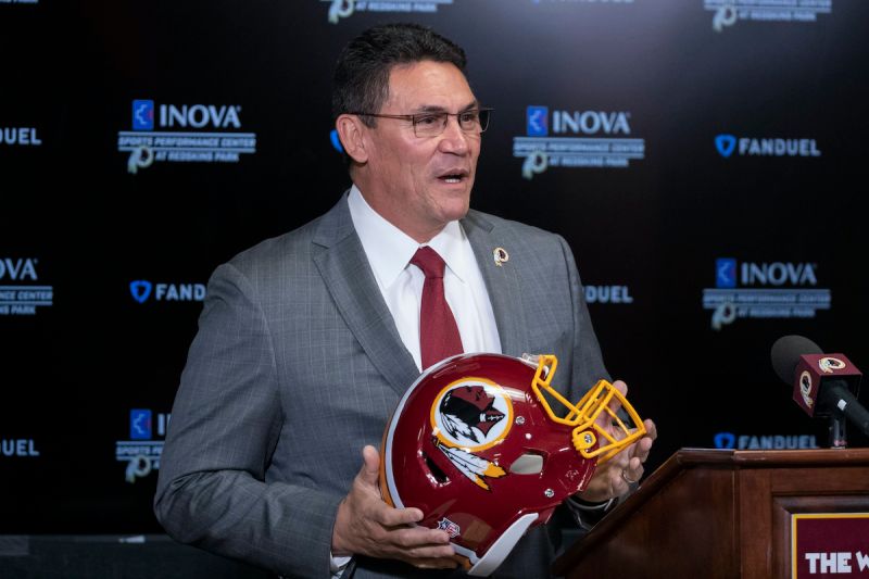 紅人隊總教練Ron Rivera。 圖／美聯社／達志影像
