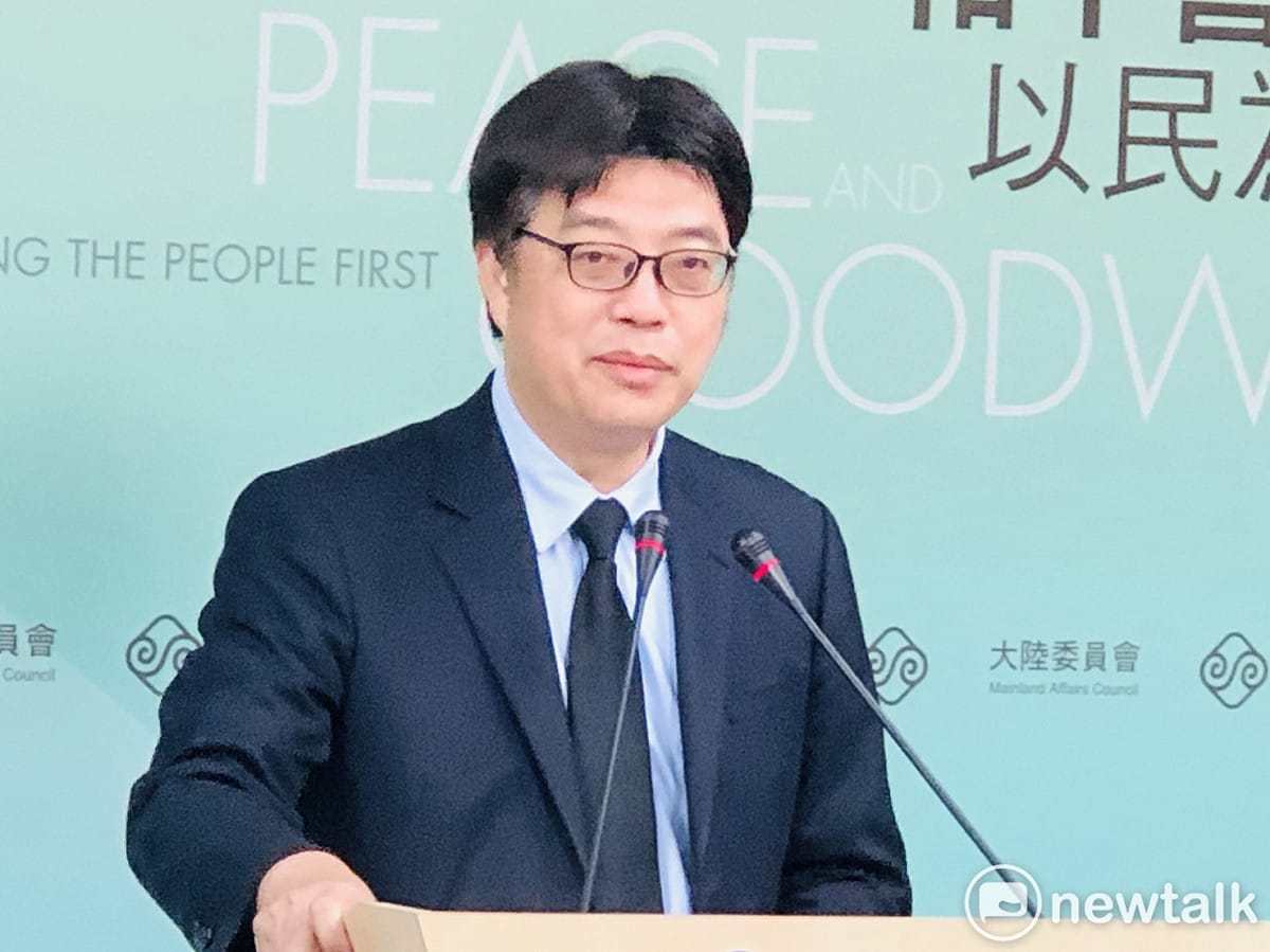 陸委會副主委兼發言人邱垂正。 圖：謝莉慧/攝