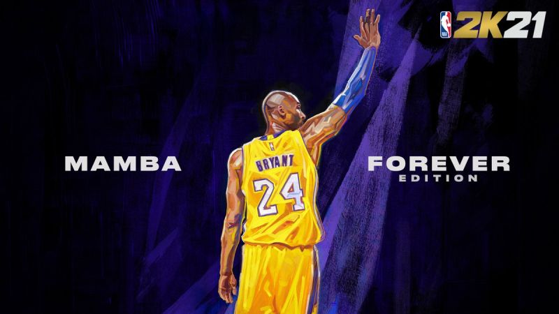 2K21遊戲封面致敬Kobe。 圖／取自2K推特