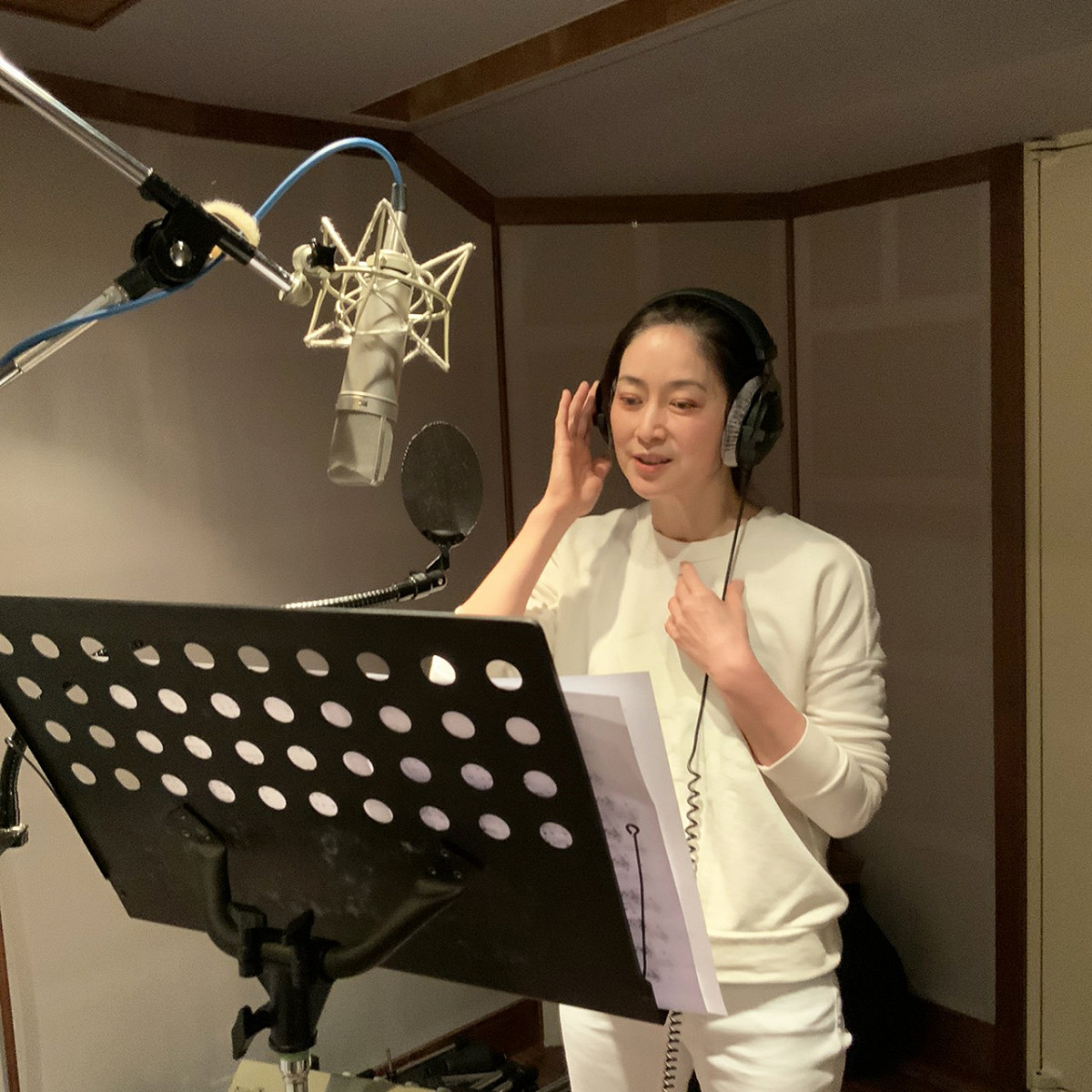 劉瑞琪表示因曾開刀聲帶受傷，這次演唱高音是最為挑戰的部分。 圖：全民大劇團/提供