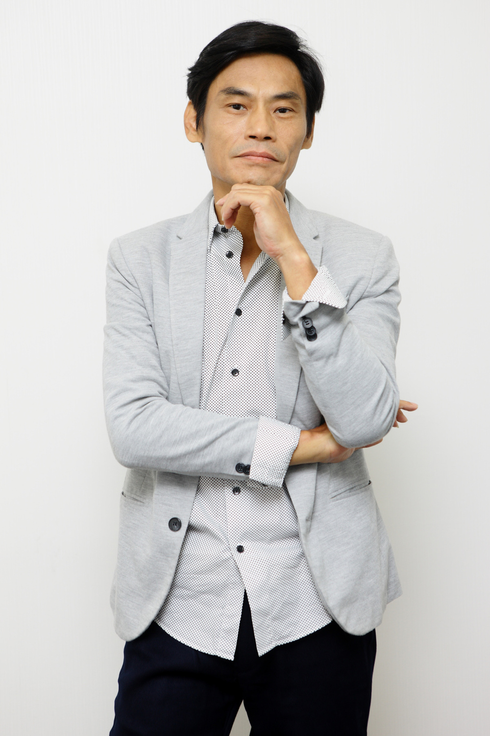 夏靖庭因疫情影響上半年只有工作11天，他表示舞台劇演出後會非常忙碌。 圖：全民大劇團/提供