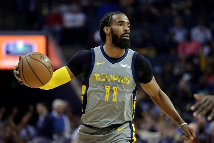 灰熊主控Mike Conley。 圖／美聯社／達志影像