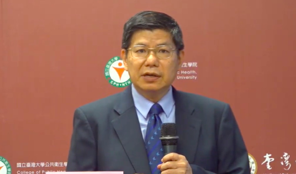 今（26）日台大公衛學院教授詹長權、陳秀熙等人表示，將在27號舉辦說明會。 圖：擷取自台大公衛直播畫面