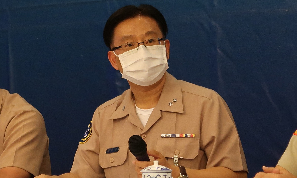海軍司令部政戰主任孫常德中將 圖：林朝億/攝