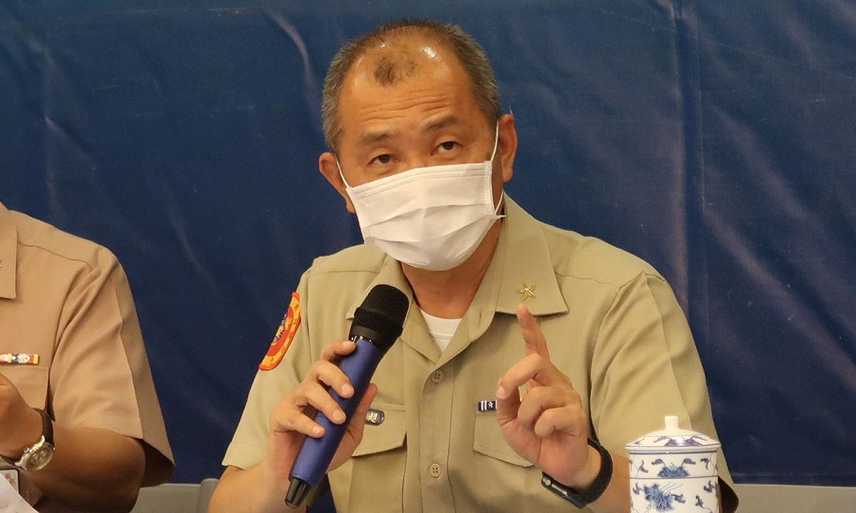 陸指部副指揮官馬群超少將 圖：林朝億/攝