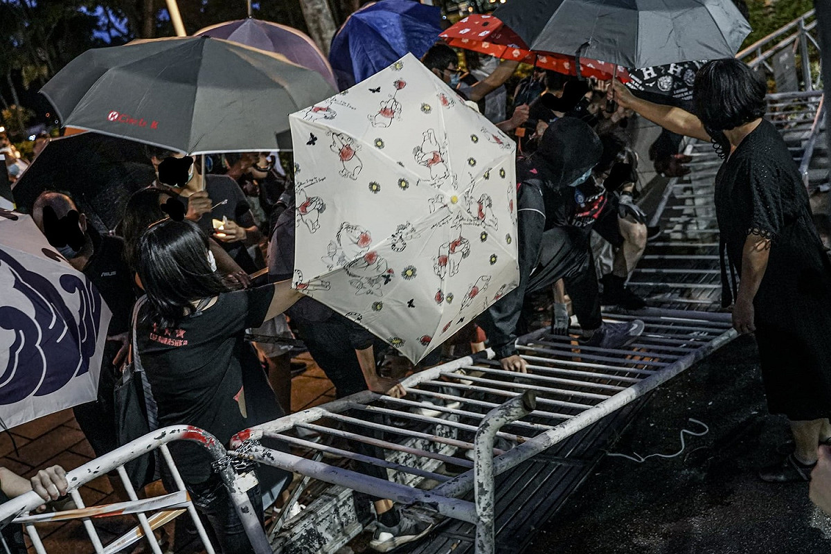 港版國安法通過，引發港民擔憂通訊軟體隱私問題，Telegram表示將拒絕港府索取數據資料的要求。 圖：取自香港眾志臉書