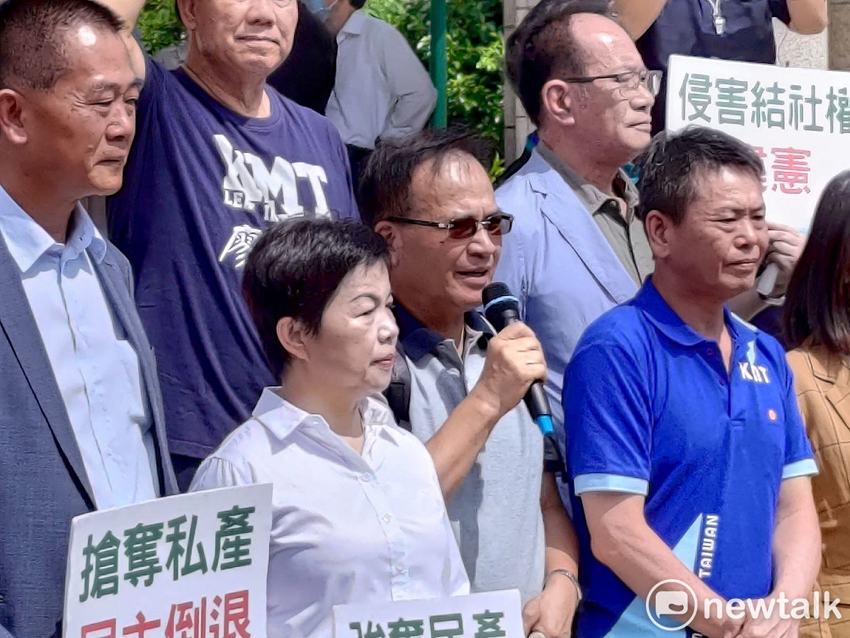 前台南縣長蘇煥智到場聲援。 圖：黃建豪/攝