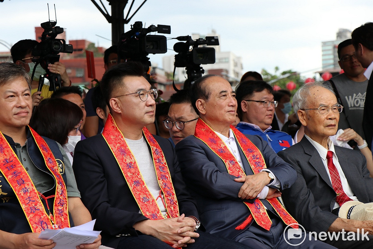 前立法院長王金平與國民黨主席江啟臣。 圖：謝孟華/攝（資料照）