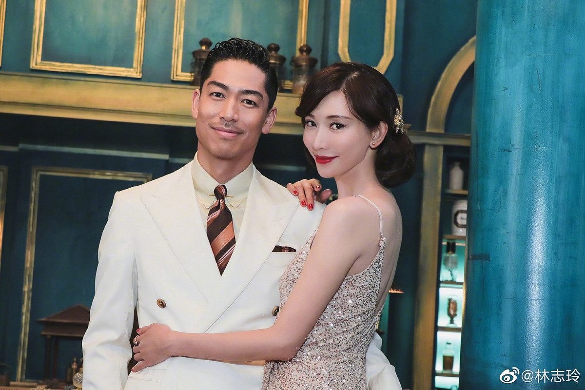 林志玲與AKIRA婚後幸福美滿。 圖：翻攝微博