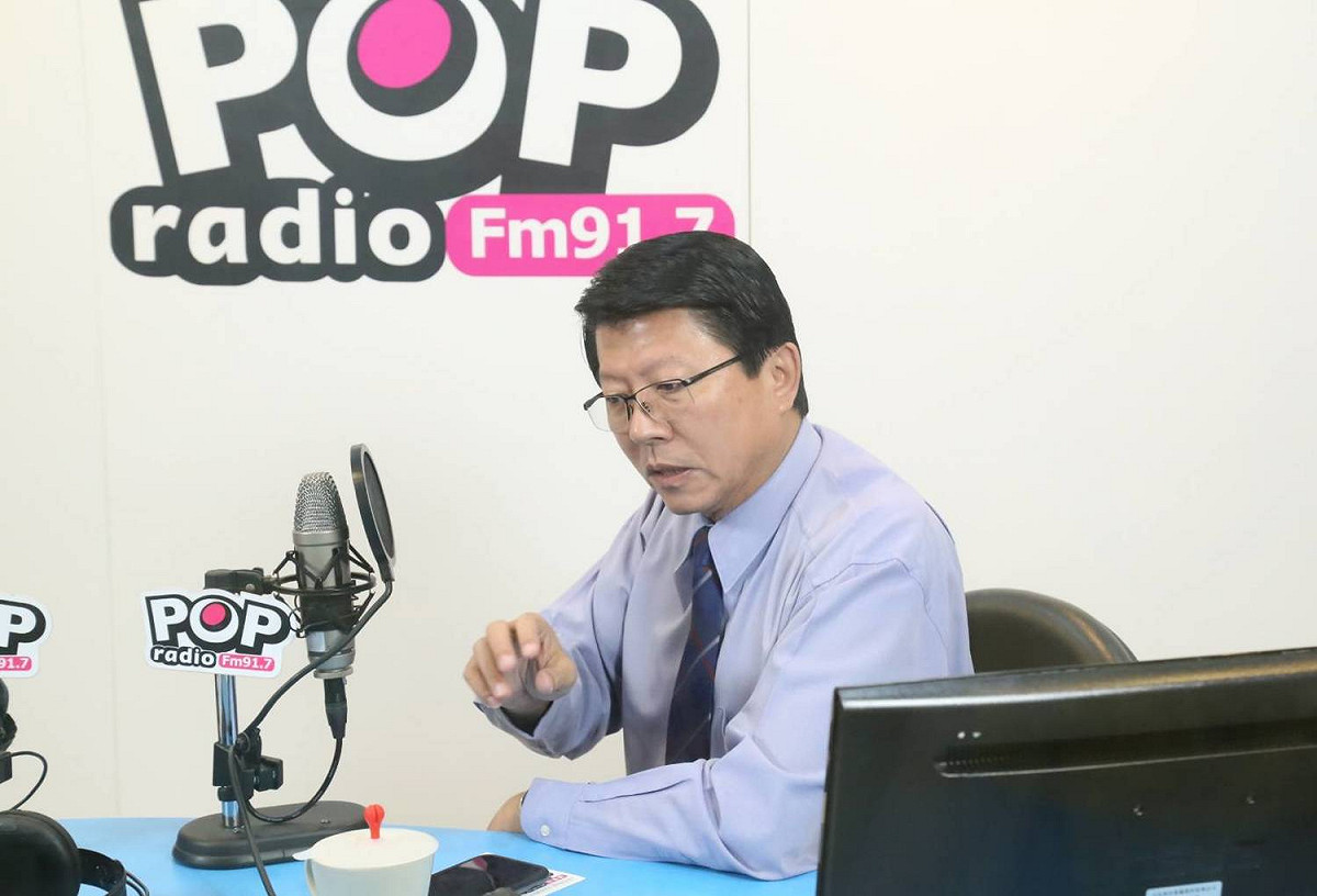 李眉蓁團隊發言人團召集人謝龍介。 圖：《POP撞新聞》提供