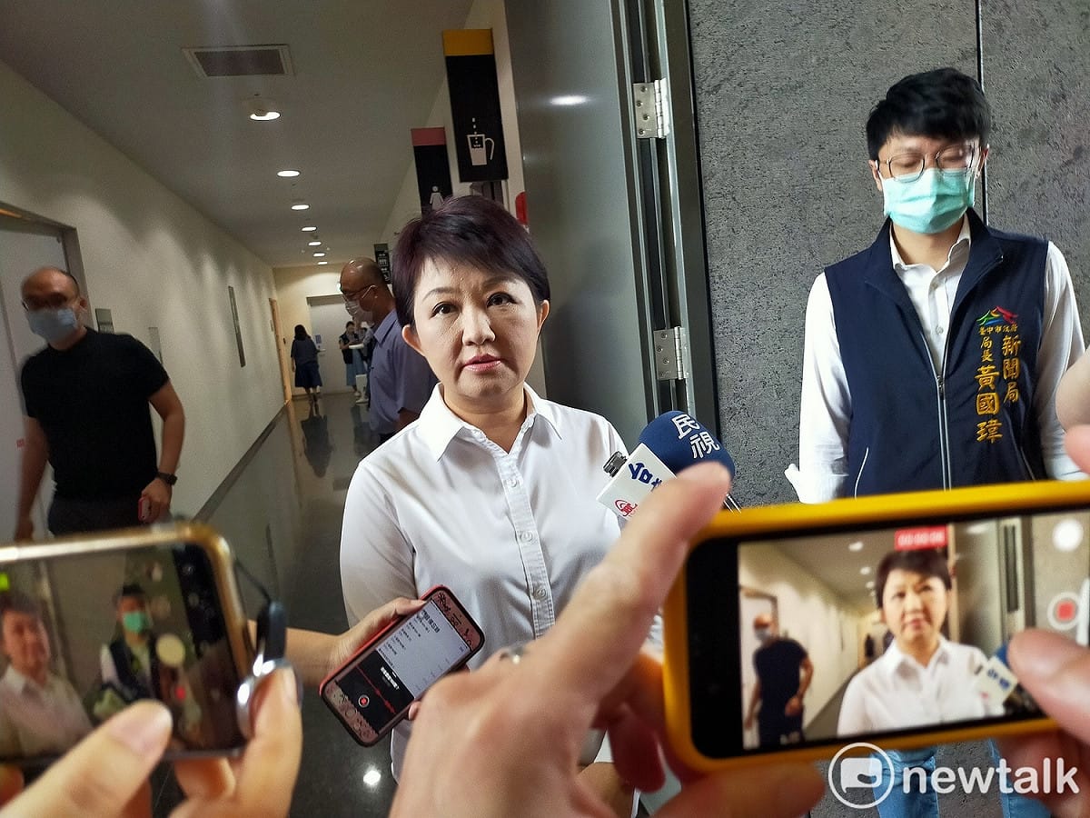 台中市長盧秀燕表示會立即調整朱康震的職務。  圖：唐復年/攝