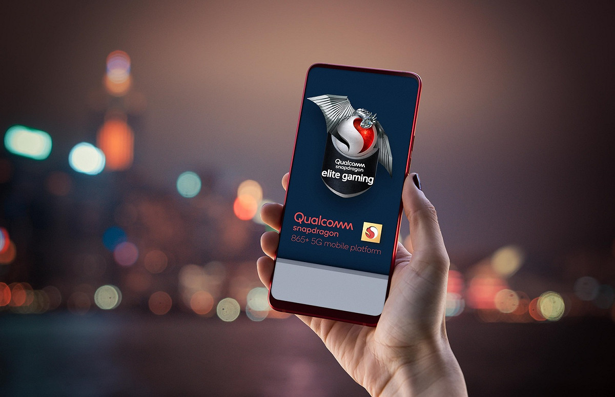 高通發表Snapdragon 865＋旗艦款手機晶片。 圖：截取自高通官網