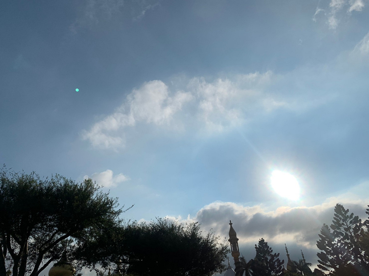 中央氣象局今日中午12點時，測得金門地區高溫已飆到38.2度。 圖：楊紫希/攝