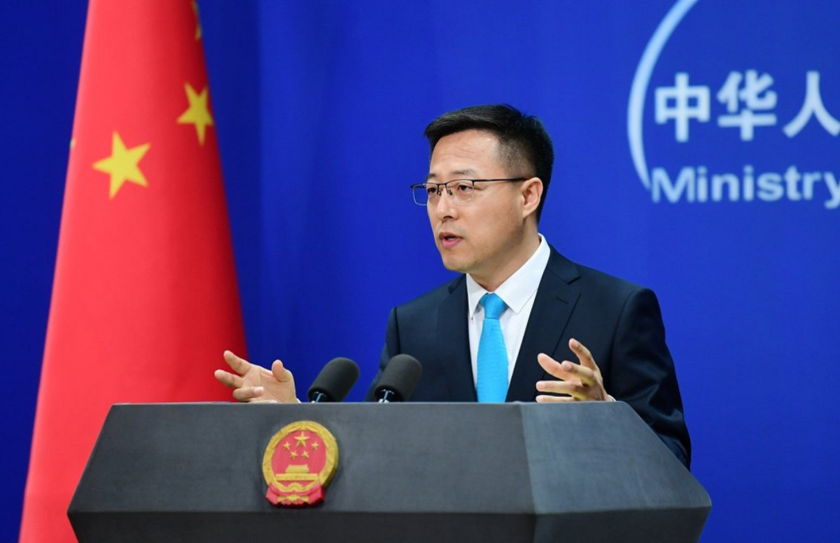 中國外交部發言人趙立堅。 圖：翻攝自中國外交部Twitter（資料照片）