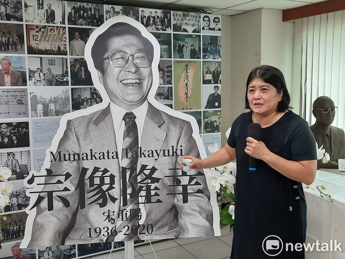 台獨聯盟副主席謝若蘭。 圖:陳佩君/攝