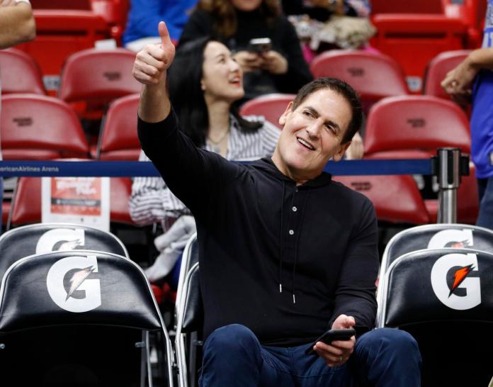 獨行俠老闆Mark Cuban。 圖／美聯社／達志影像
