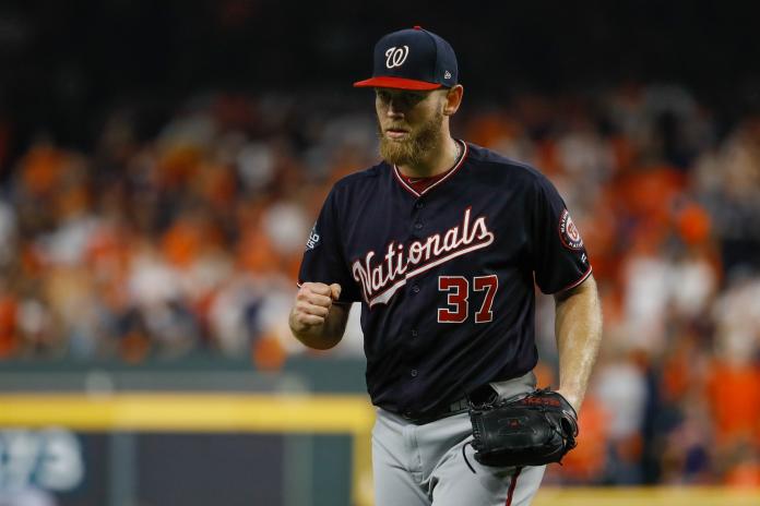 Stephen Strasburg拿下世界大賽MVP。 圖／美聯社／達志影像