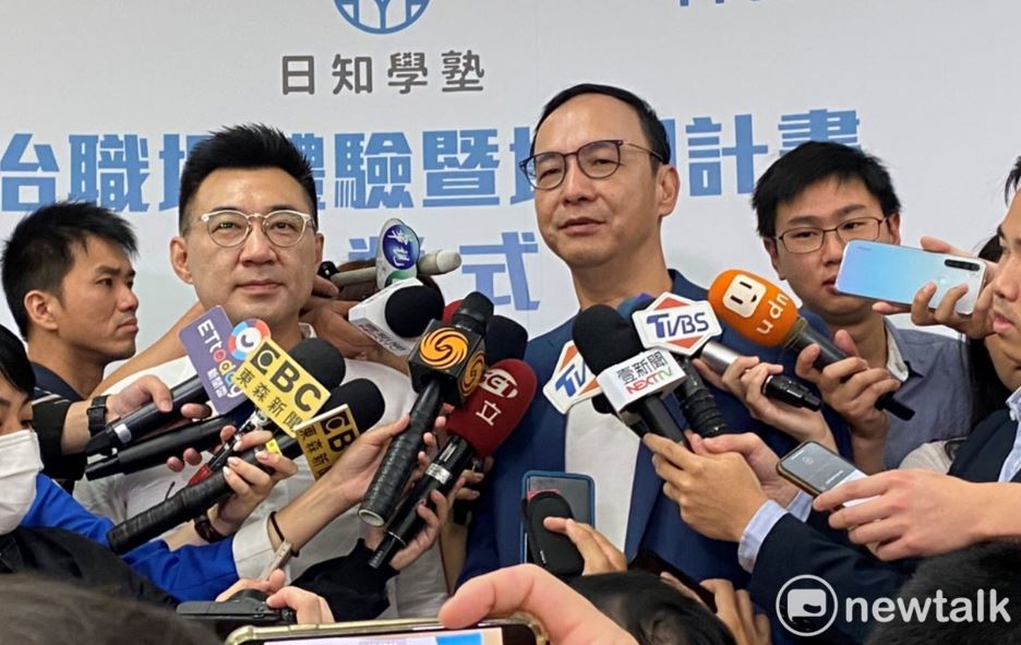 朱立倫在國民黨主席選戰中取得優勢，恐讓江啟臣尋求連任夢碎。 圖：林昀真/攝（資料照）