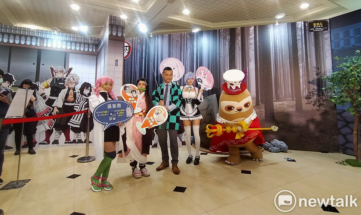 人氣Coser-May梅、BOSS、喵少Athena與粉絲們近距離見面。 唐復年/攝