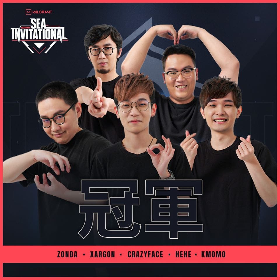7月11日開打的《VALORANT特戰英豪》東南亞邀請賽，由來自台灣的TEMPEST戰隊拿下冠軍。  圖：台灣大哥大/提供