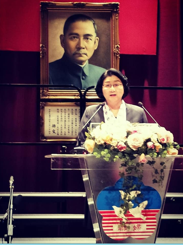 婦聯會主委雷倩。 圖：翻攝自雷倩臉書。
