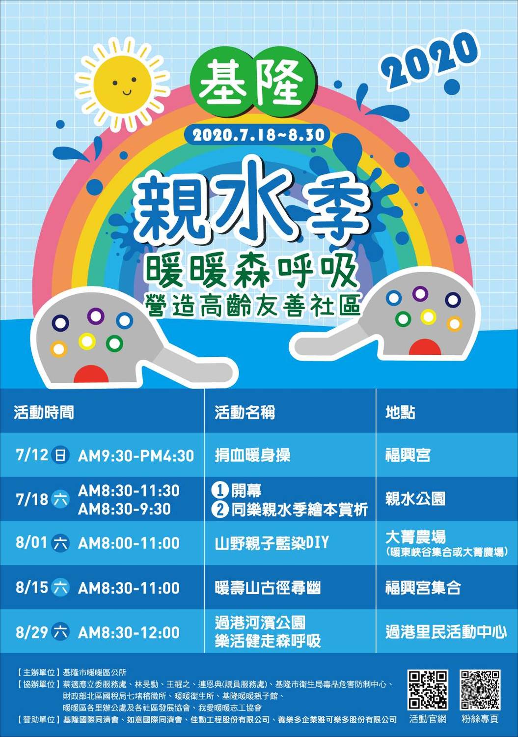 暖暖區公所今年特地規劃「基隆親水季~暖暖森呼吸」一系列生態健行活動。 圖：基隆市府／提供