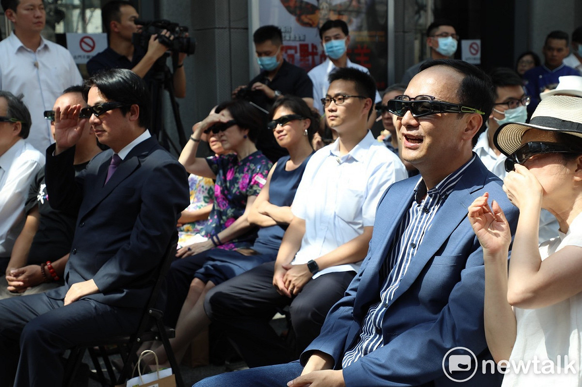 前國民黨主席朱立倫與副總統賴清德再次於公開場合碰頭。 圖：朱立倫辦公室/提供