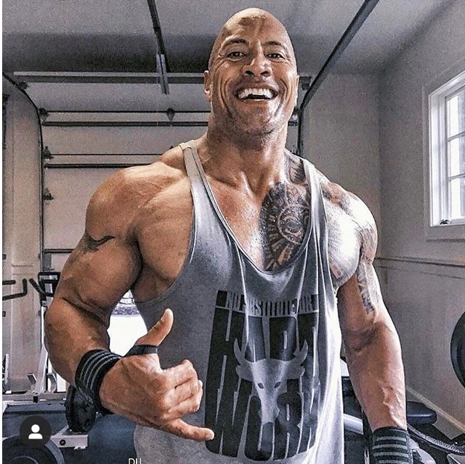 巨石強森在今年度IG富豪榜奪冠! 圖：翻攝自Dwayne Johnson IG
