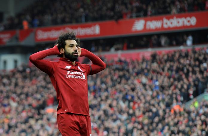 英超進球王、利物浦「埃及梅西」M.Salah。 圖／美聯社／達志影像