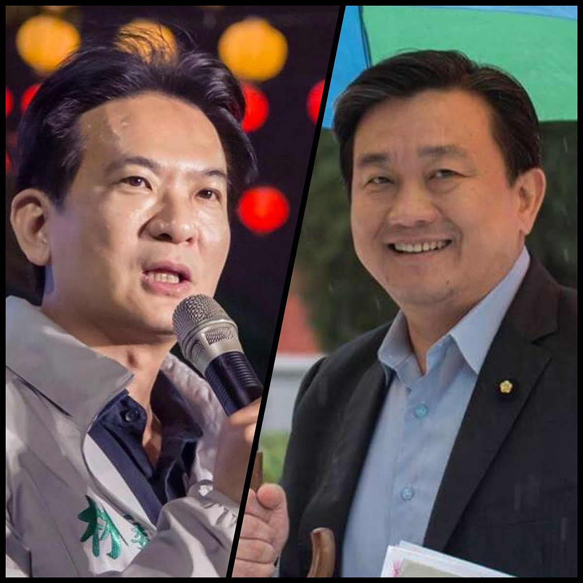 民進黨立委王定宇、民進黨議員林俊憲，反批李眉蓁競選影片，一切都是they的錯。 圖：擷取至林俊憲、王定宇臉書