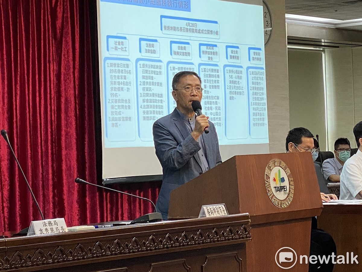 台北市副市長蔡炳坤。 圖：周煊惠 ／攝