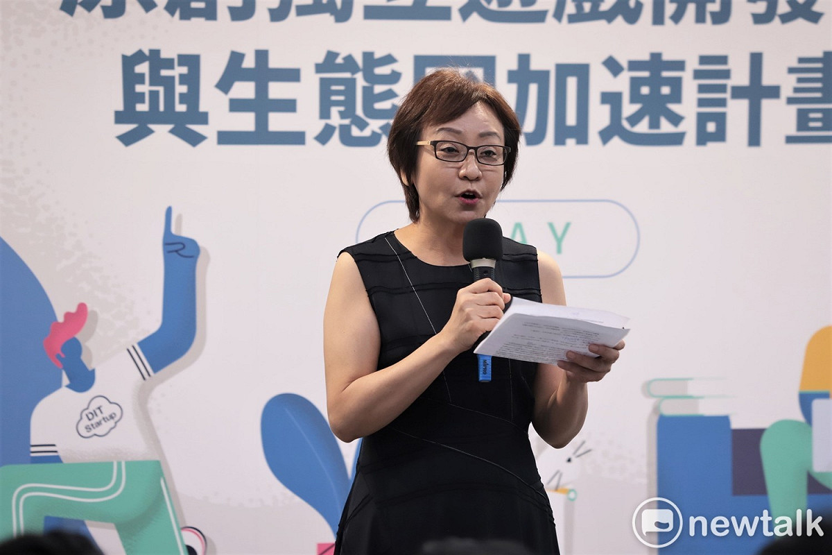 創夢市集總經理傅慧娟表示，創夢市集將以實際行動推動台灣獨立遊戲產業發展。 圖：簡育詮/攝