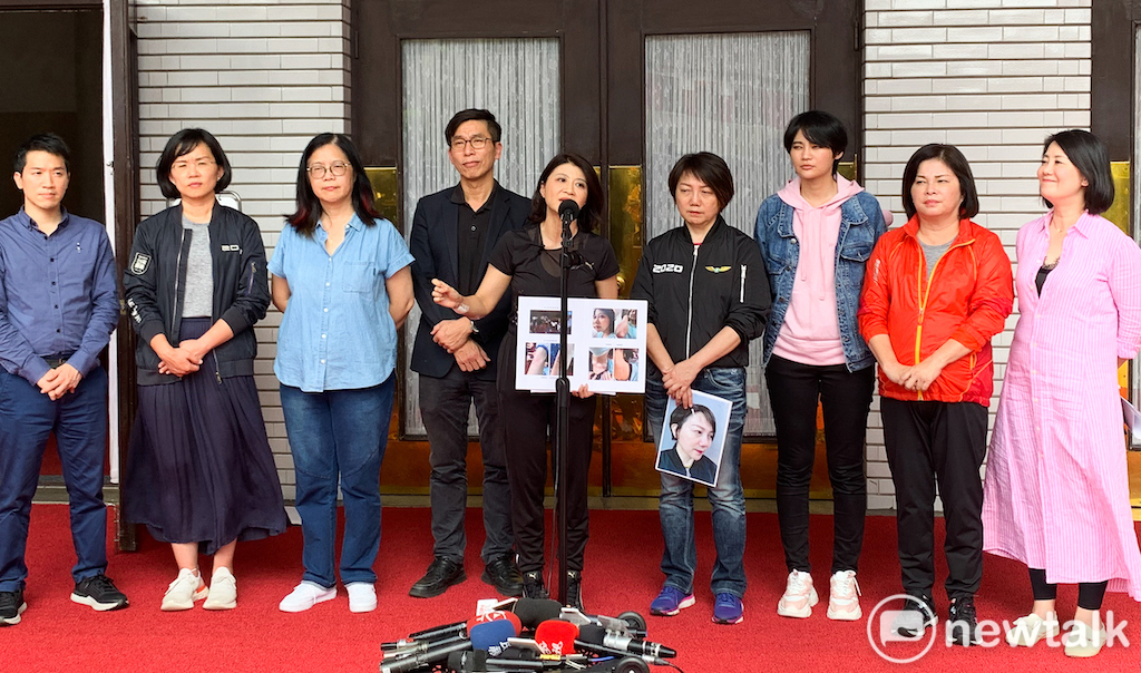 林楚茵稱遭呂玉玲狠咬驗傷提告，民進黨團連署聲援。 圖：羅國嘉／攝