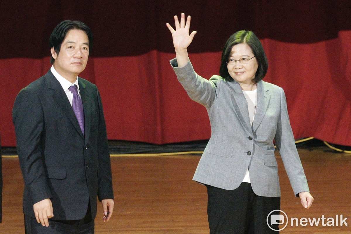 總統蔡英文與副總統賴清德。 圖：張良一／攝（資料照片）