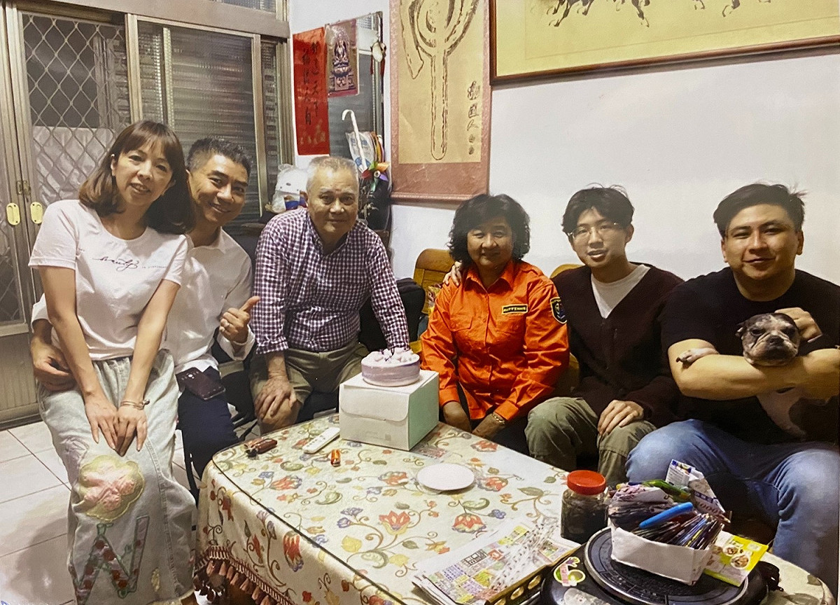 板橋區市級模範父親李興基是子女們的楷模。 圖：板橋區公所提供
