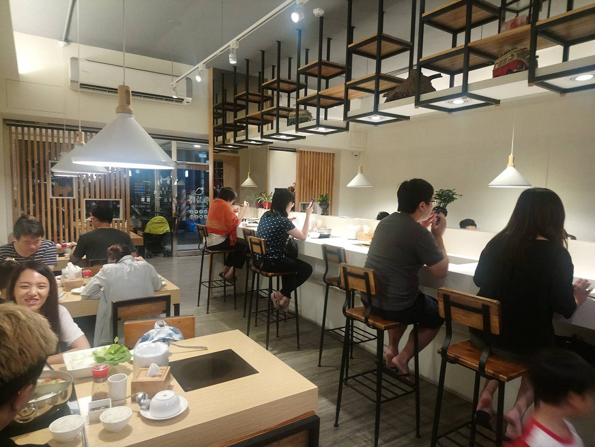 新北惜食分享餐廳蘿蔔蹲店的營業情形。 圖：新北市農業局林務科提供