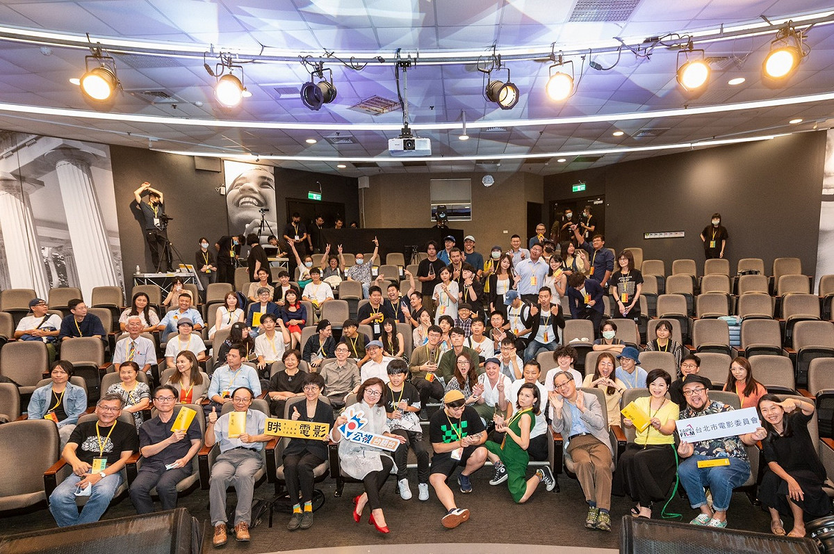 由台北市影委會與公視台語台合辦首屆「眯電影：台語微電影創作徵選」，昨日頒獎。 圖：台北市電影委員會 /提供