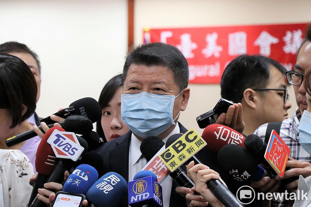 「台美國會議員聯誼會」昨舉行成立大會，國防部副部長張哲平指出，國防部內部的作業程序、與美軍的聯繫都沒有問題。 圖：謝孟華/攝