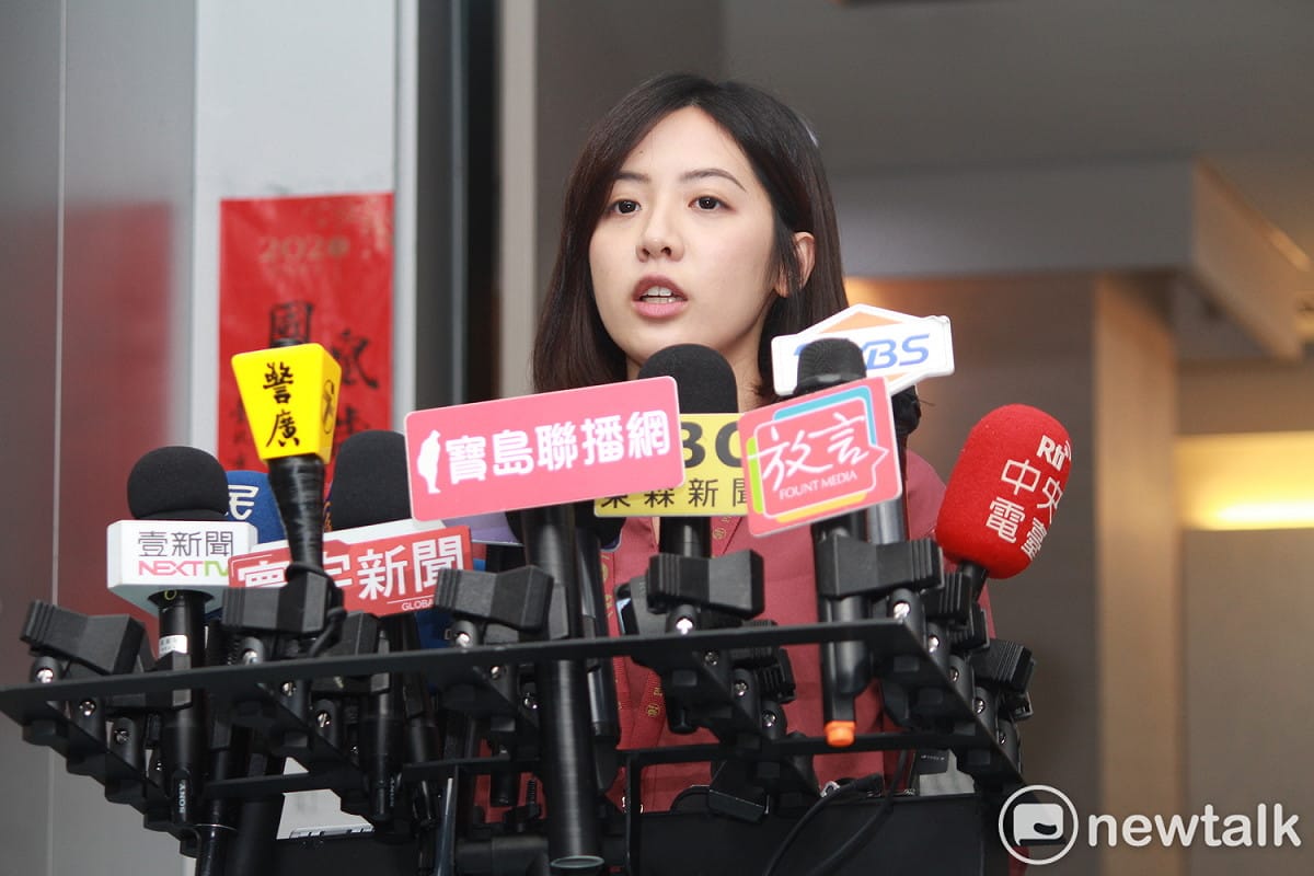 台北市政府副發言人黃瀞瑩。 圖：周煊惠／攝