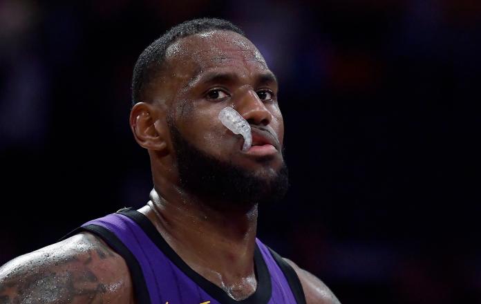 湖人球星LeBron James。 圖／美聯社／達志影像