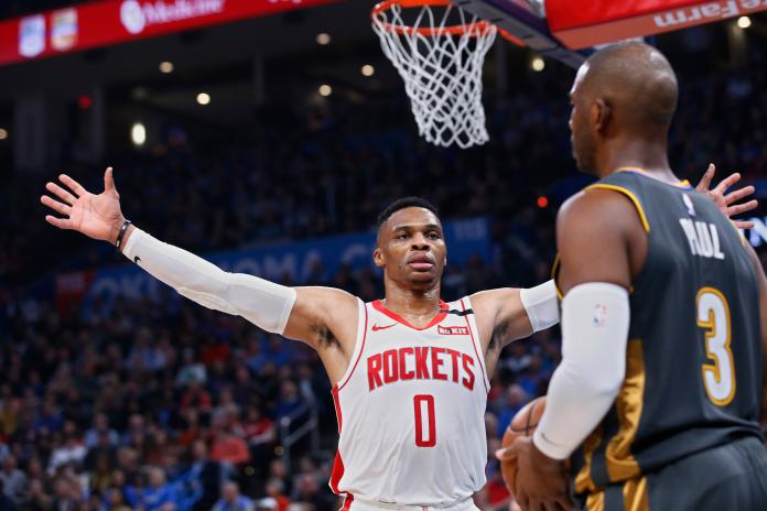 火箭後衛 Russell Westbrook。 圖／美聯社／達志影像