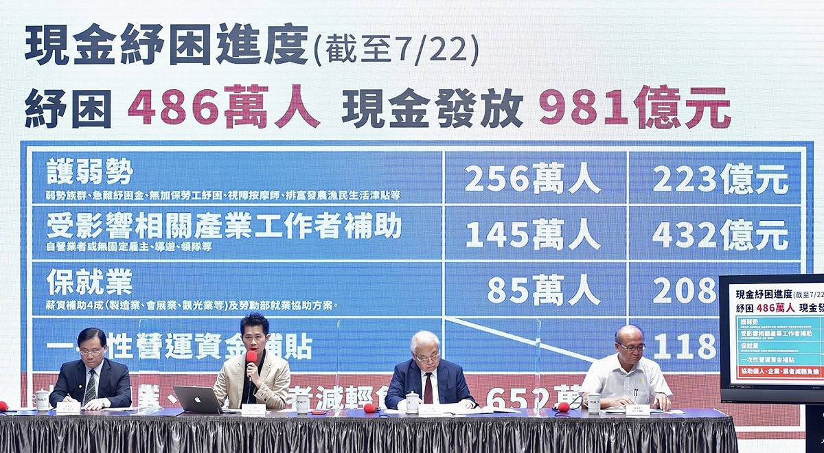 行政院會後記者會。 圖：行政院提供