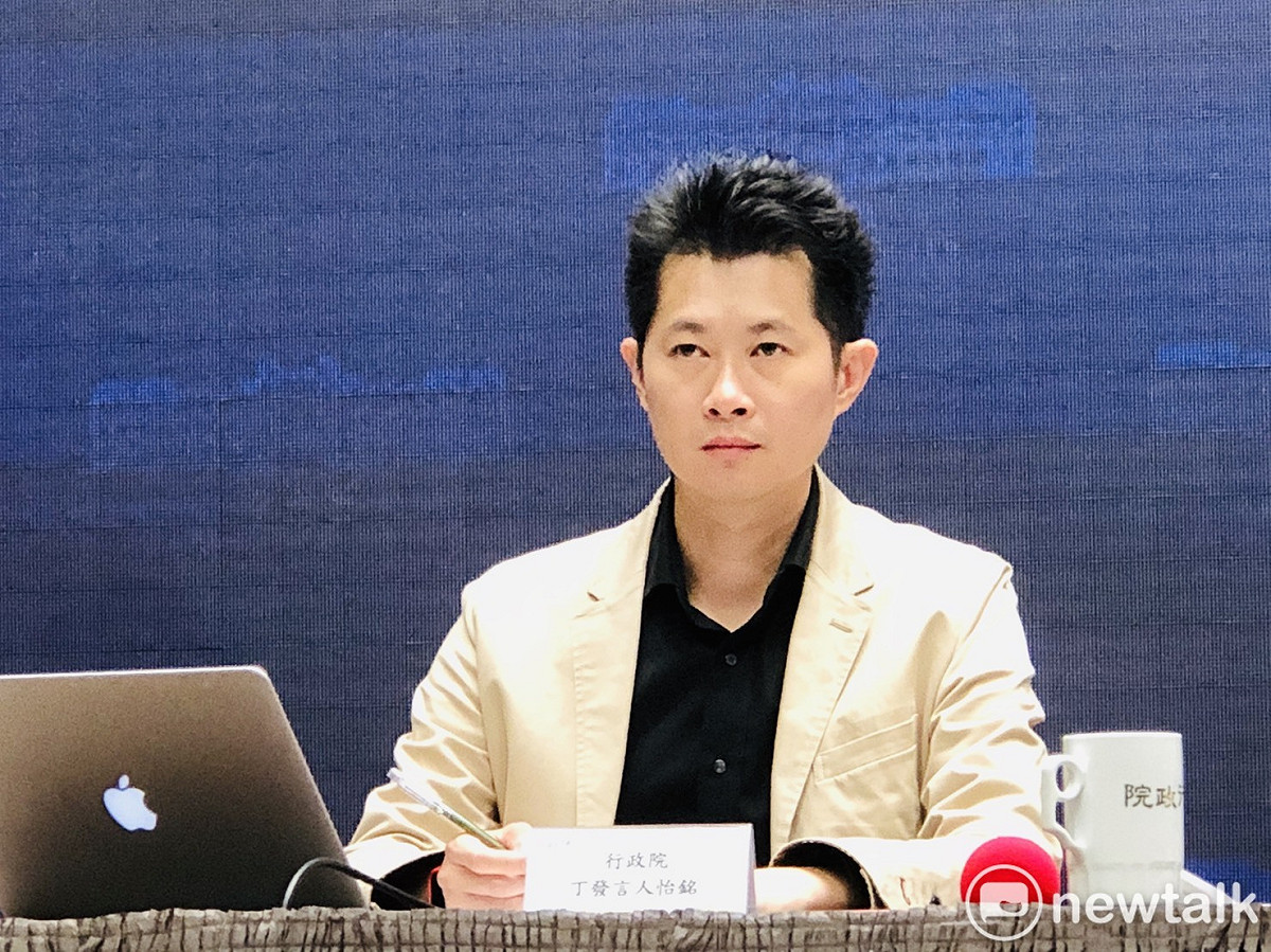 行政院發言人丁怡銘。 圖：謝莉慧/攝
