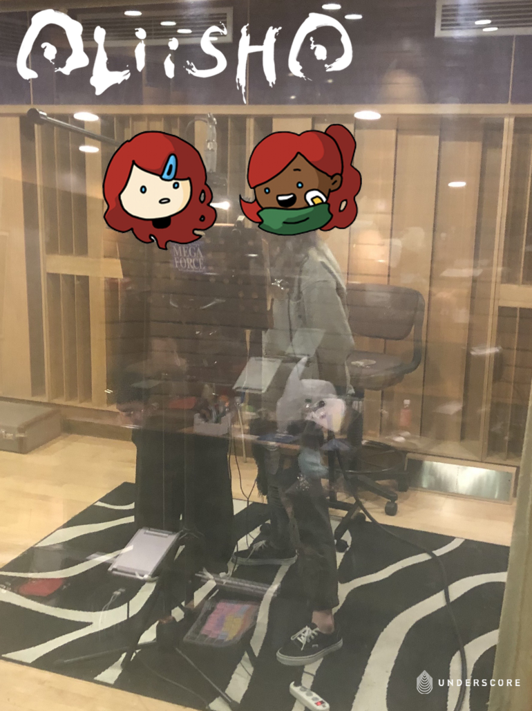 除了透過遊戲發行商推廣，透過將遊戲音樂與劇情動畫在YouTube上曝光，踩底線團隊也因此洽談了音樂原聲帶發行合作，原聲帶中分別為Aisha和Lisha的背景音樂。 圖：創夢市集／提供