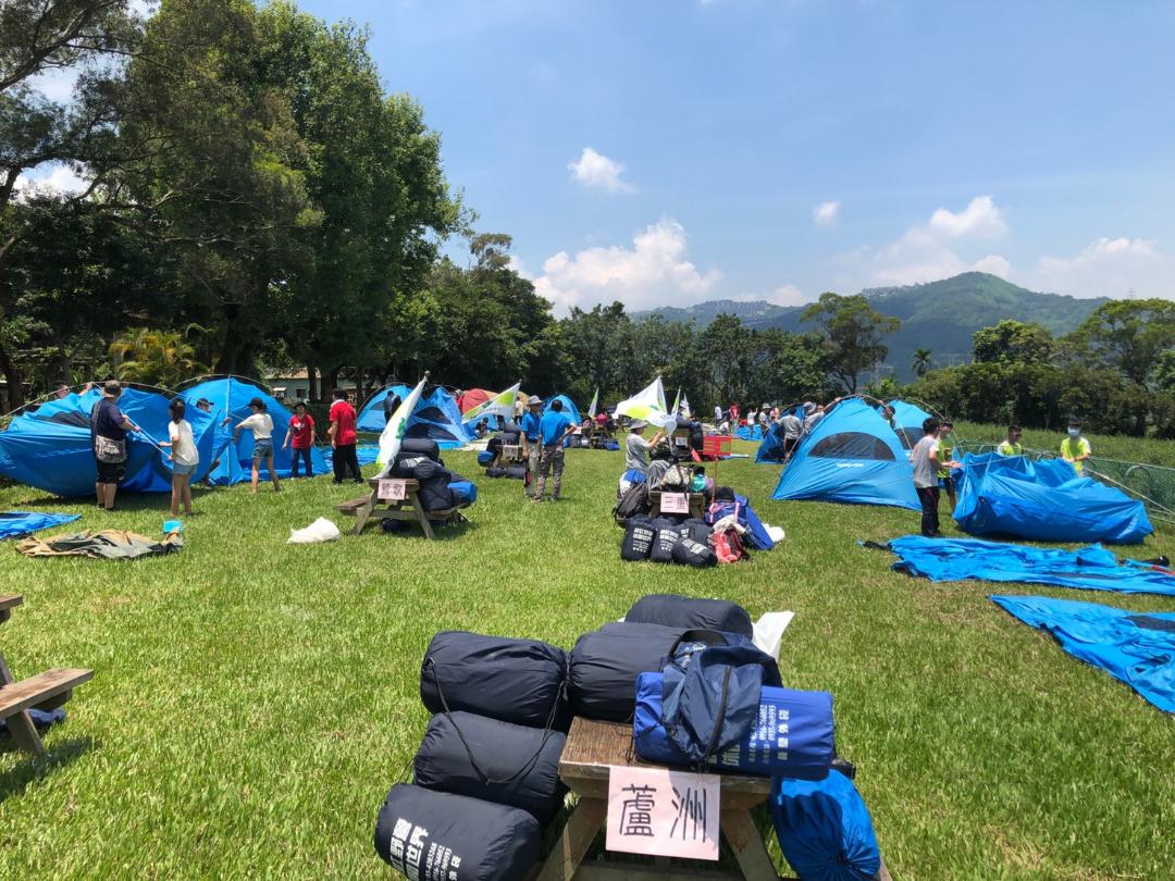 新北市四健會露營暨作業組比賽，在文山農場盛大登場。  圖：新北市農業局提供