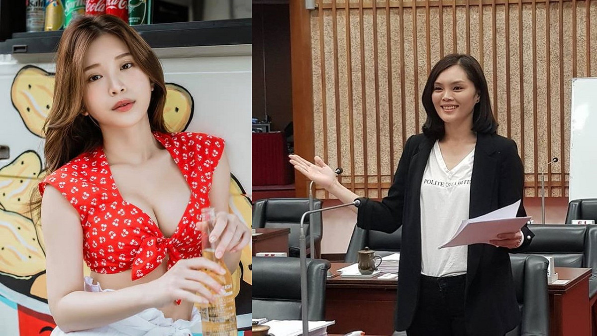 雞排妹(左)酸李眉蓁(右)論文抄襲事件，引發網友熱議。 圖：翻攝臉書粉絲專頁