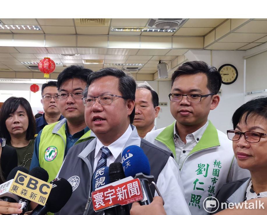 鄭文燦指出，民進黨原來的制度就是以黨輔政，借重地方執政經驗讓人民有更好的生活。 圖：林昀真/攝
