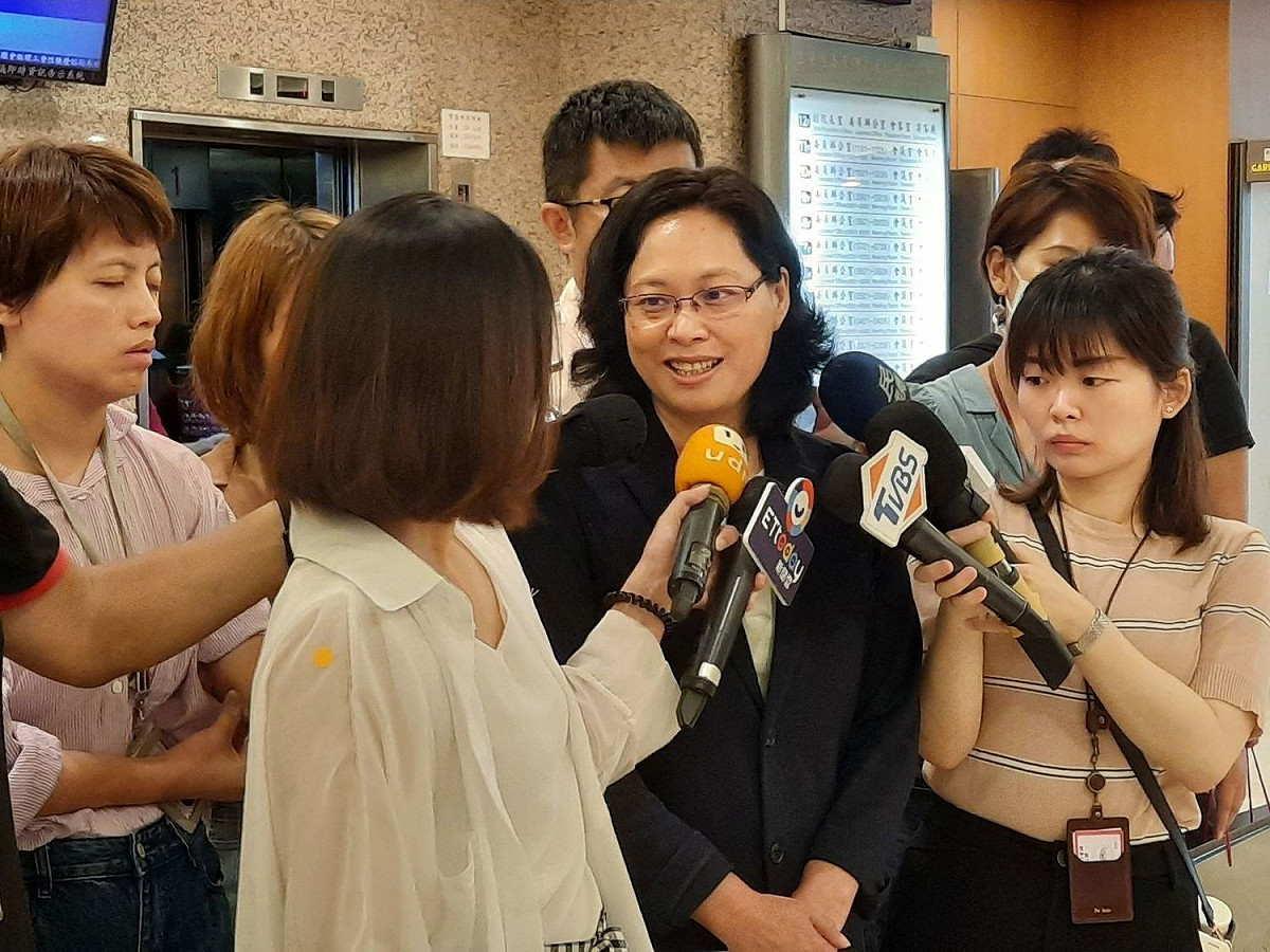 民眾黨團總召賴香伶。 圖:陳佩君/攝